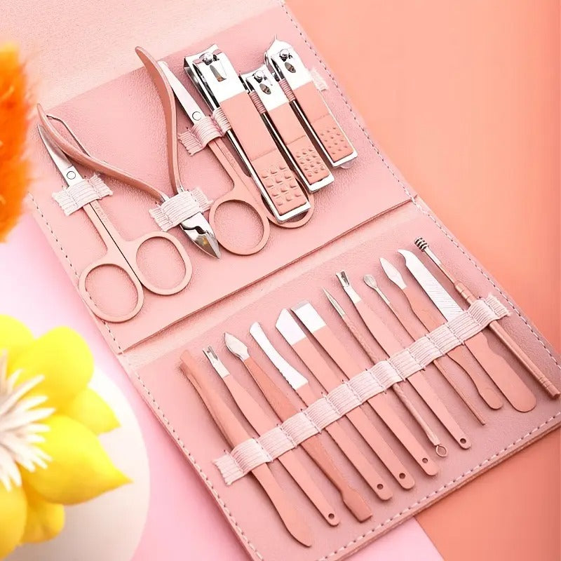 Nail Clippers Manicure 18pcs Set